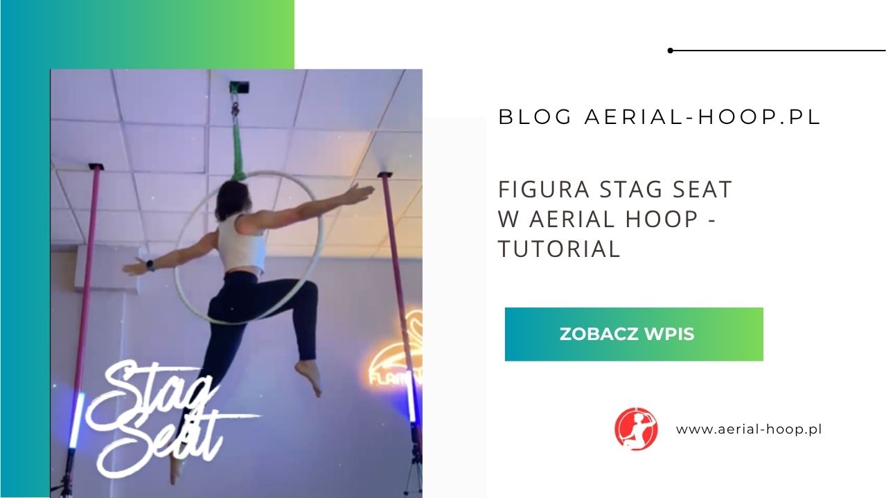 Figura Stag Seat w Aerial Hoop – tutorial